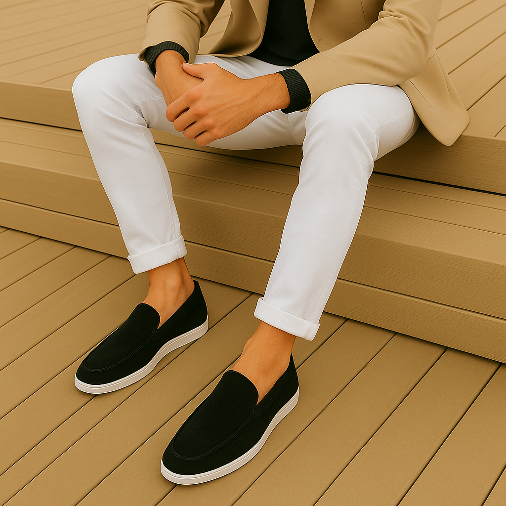 Elegante semsket loafers