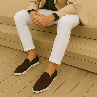 Elegante semsket loafers