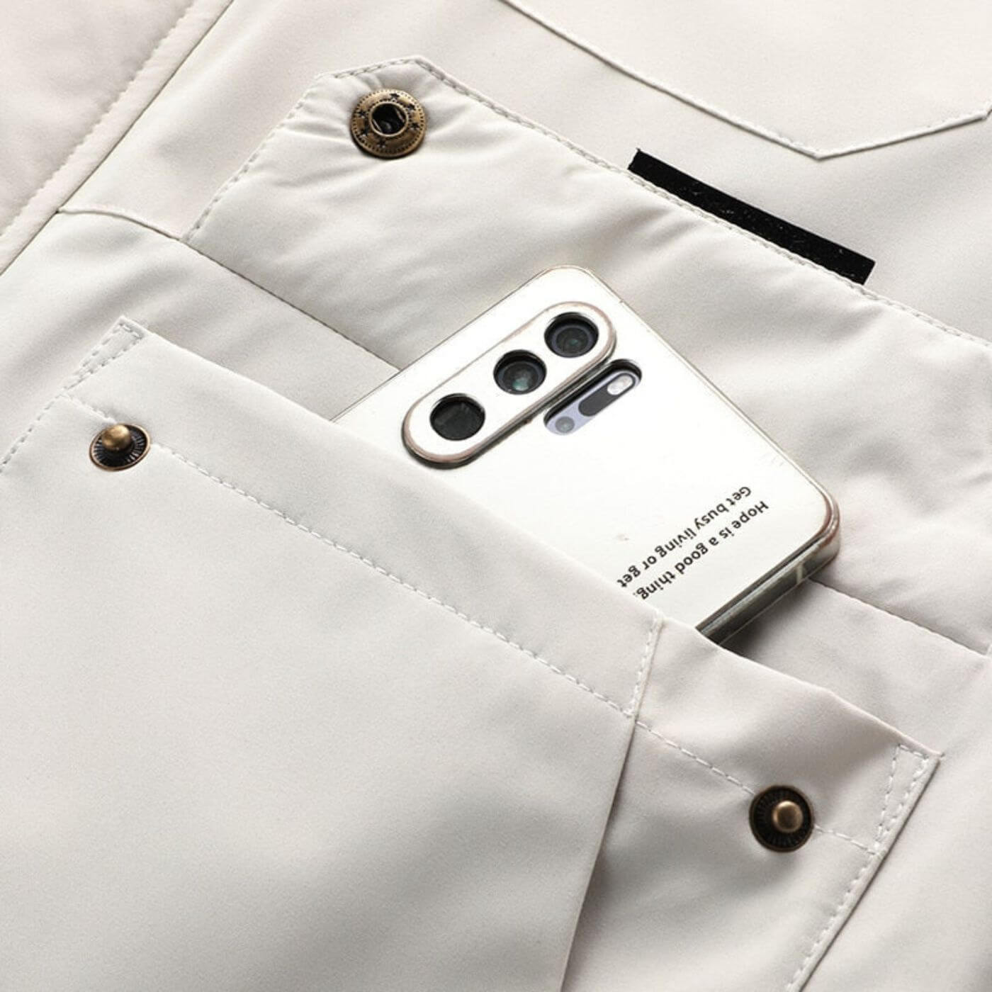 FYOW™ | Vanntett Herre Utendørsjakke for Høst & Vinter