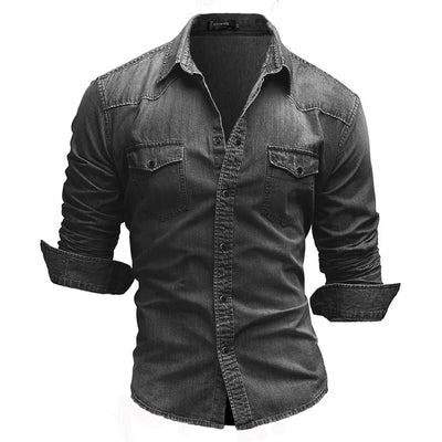 Alex™ - Moderne denimskjorte