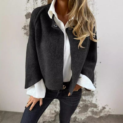 Laila™ | Kort jakke med elegant utslåtte ermer